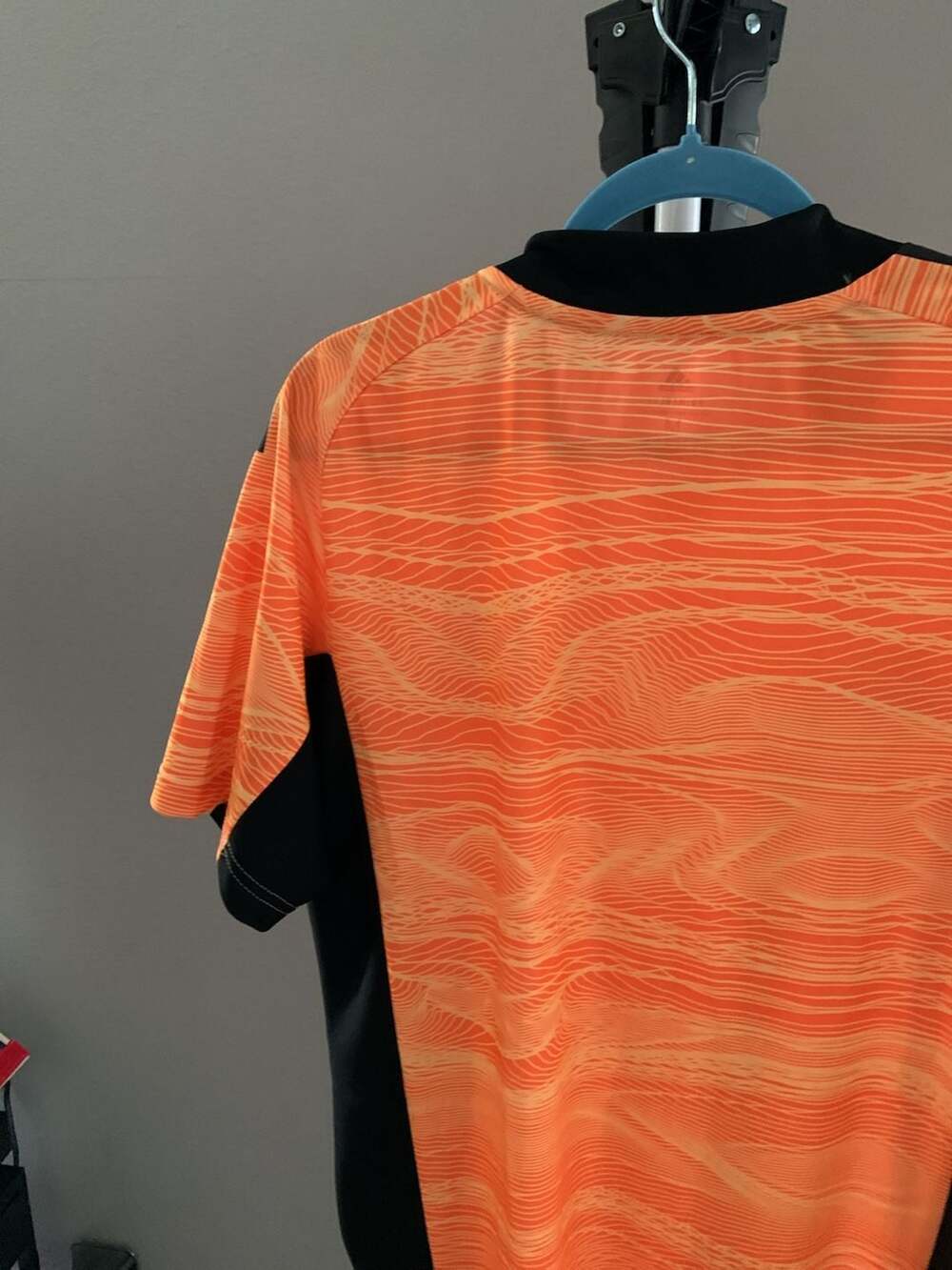 Adidas Los Angeles FC LAFC 2021 Primeblue Goalkeeper Jersey Orange - Picture 7 of 9